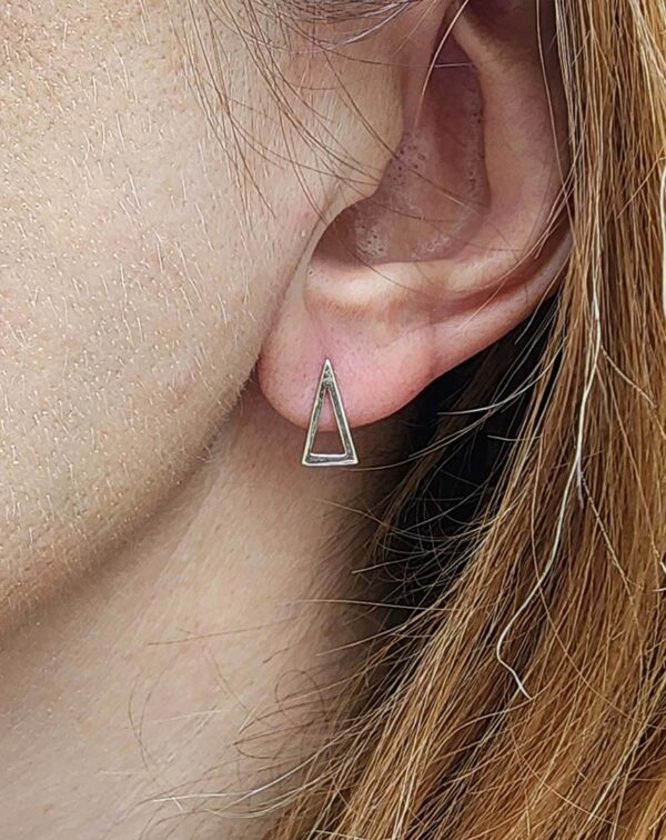 Benedicta Triangle Earring - Image 2