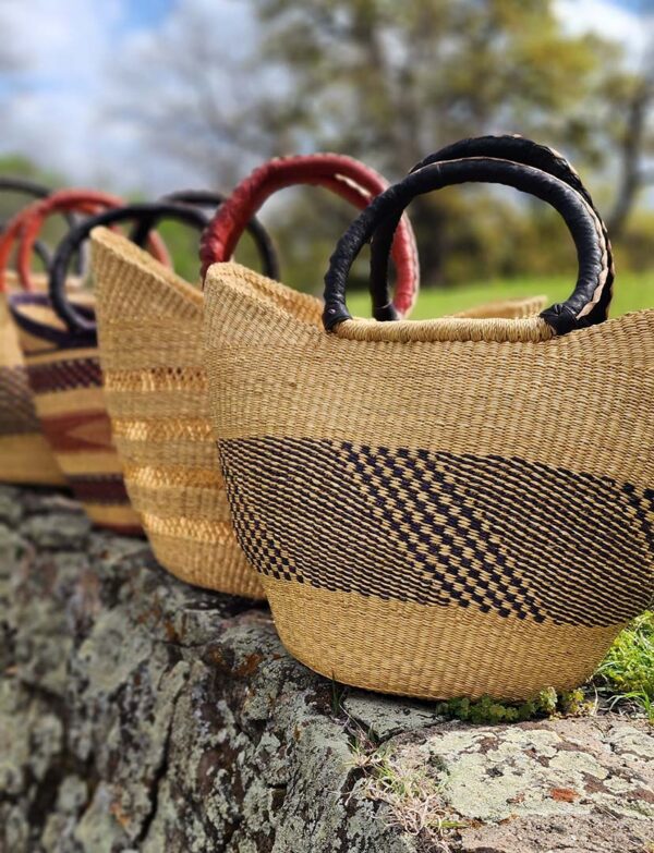 Esther Woven Basket Tote