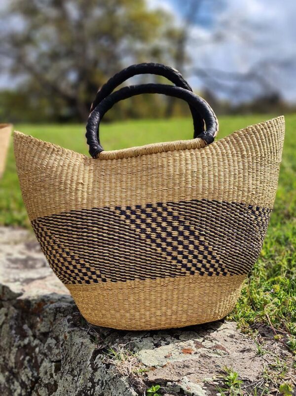 Esther Woven Basket Tote - Image 8